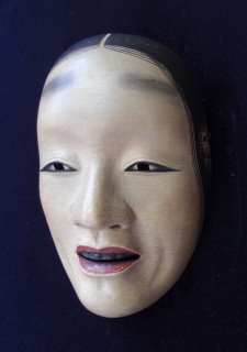 羽生光善 能面 銀座シルクランド画廊 特別出品作品（堀本惠美子