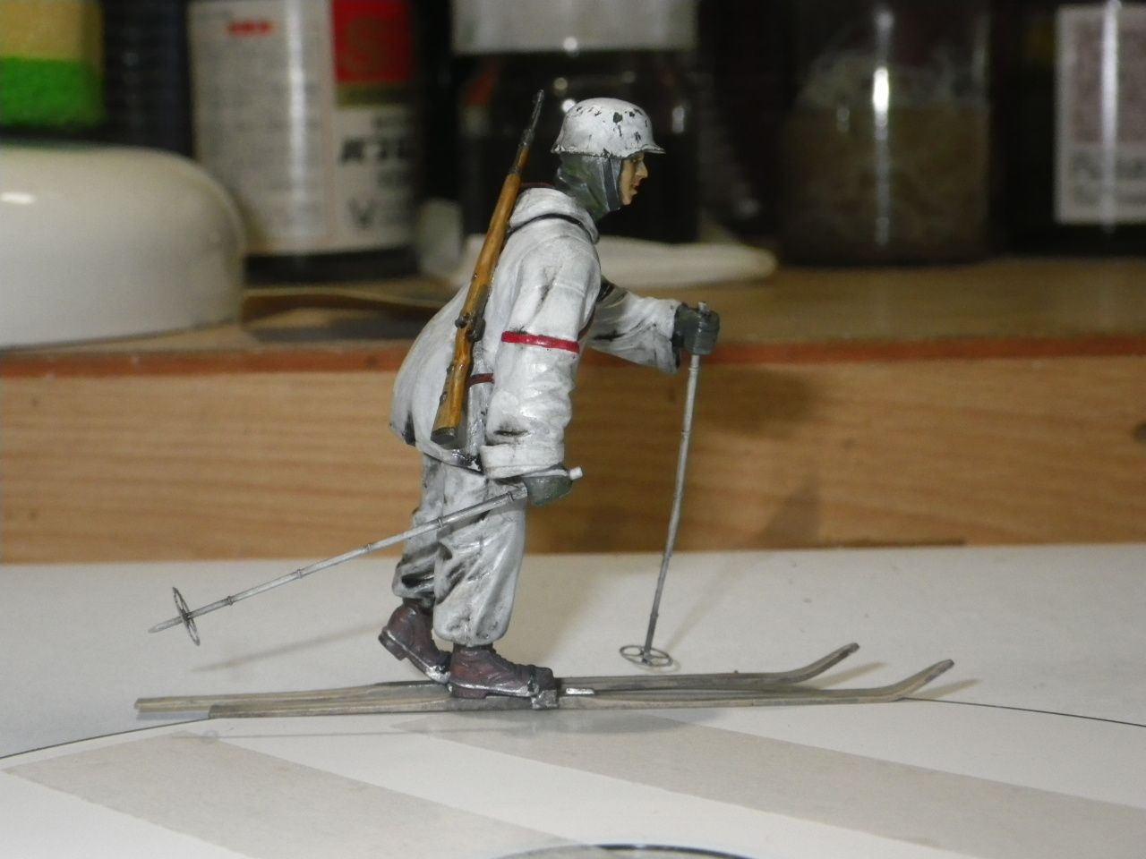 【ご依頼作品】　1/35 ドイツ軍　スキーチーム ご依頼作品】 1/35 ドイツ軍 スキーチーム