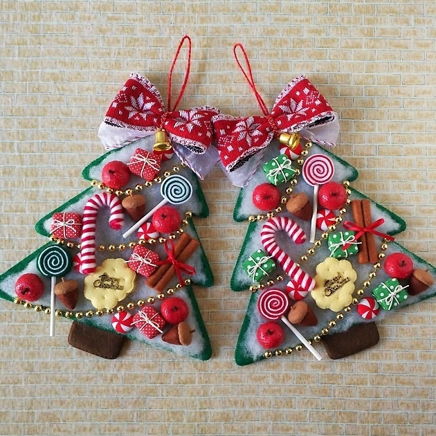 クリスマス☆ツリー型リース | キラキラガールズのスイーツコレクション - 楽天ブログ