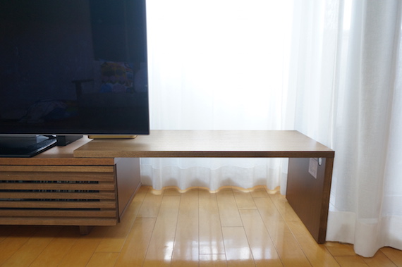 【期間限定SALE中】unico テレビボード　LIJN レイン unicoのテレビボードにエクステンションボードをつける