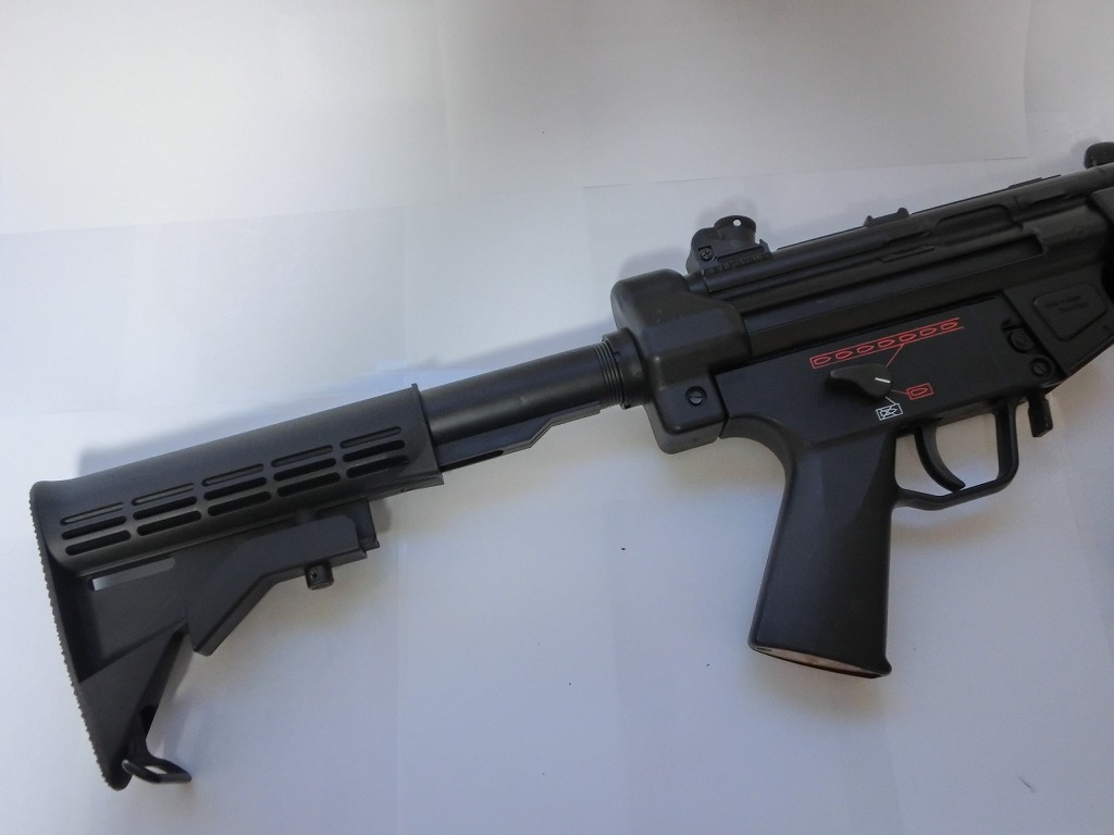 東京マルイ MP5 SD6 ハイパワー流速 M4ストック化 | 船長の銃改造記
