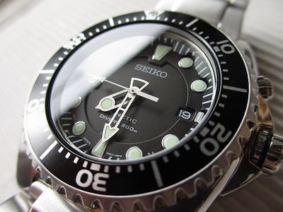 在庫有り お買い得 SEIKO セイコー ダイバーズウォッチ kinetic scuba