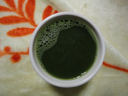 神仙桑抹茶ゴールドお湯に溶かしてみた