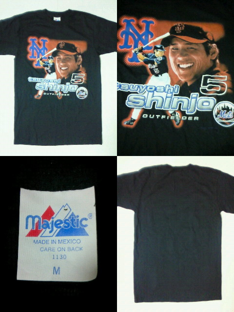 新庄剛志 NEW YORK Mets T シャツメ ジャーリーグ MLB T シャツ | ☆nitro☆の楽天ｵｰｸｼｮﾝ出品商品＆コレクション -  楽天ブログ