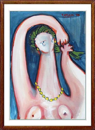 右*さ様 絵画 パブロ・ピカソ「裸婦」8号 油絵・額装・洋画・油彩画 絵画 パブロ・ピカソ「裸婦」8号 油絵・額装・洋画・油彩画