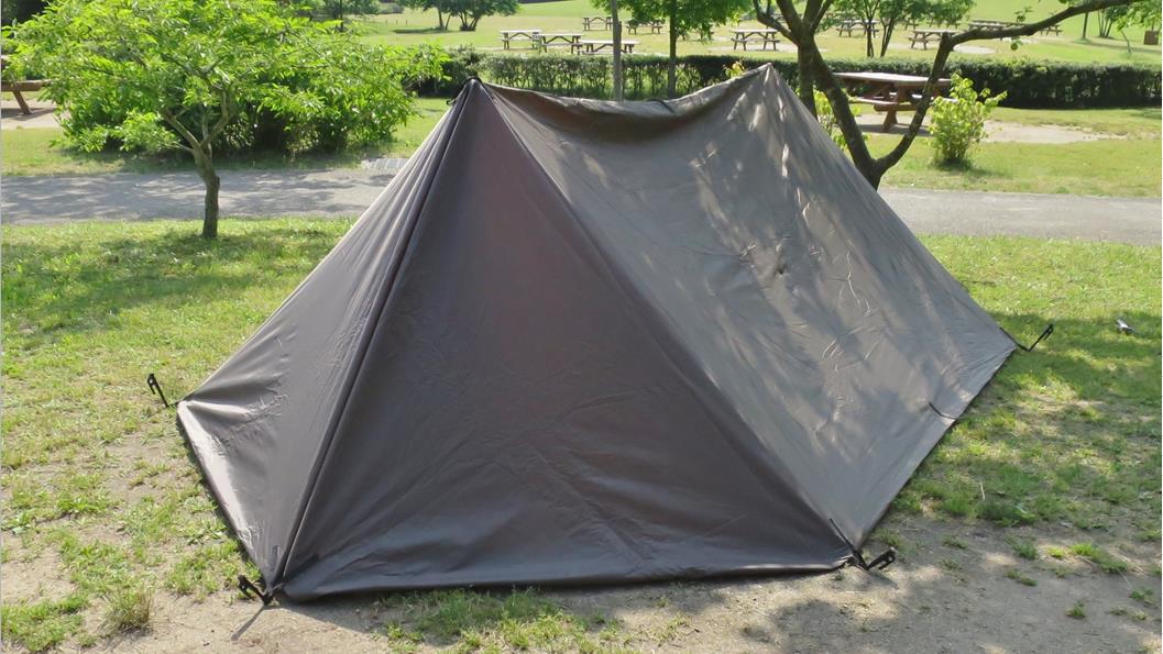 Ddタープxlパップテント型の設営 ソロキャンプを楽しむ物モノの記録です 楽天ブログ