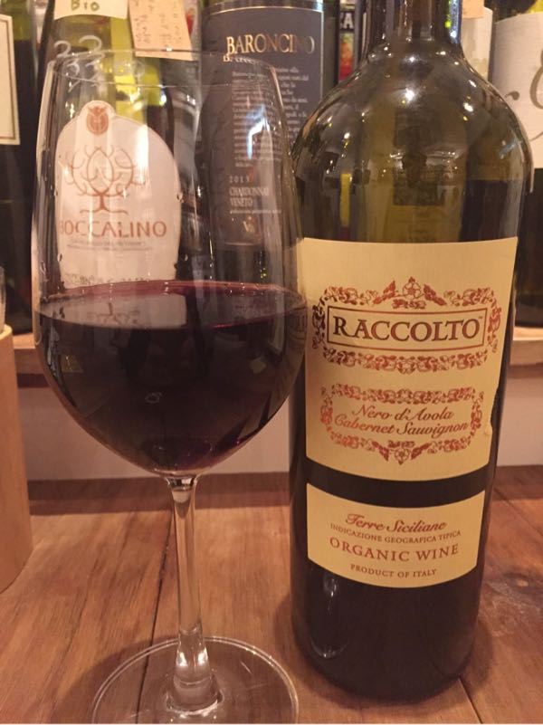 Raccolto Nero d Avola Cabernet Sauvignon 2013 お酒と料理の試行錯誤 楽天ブログ