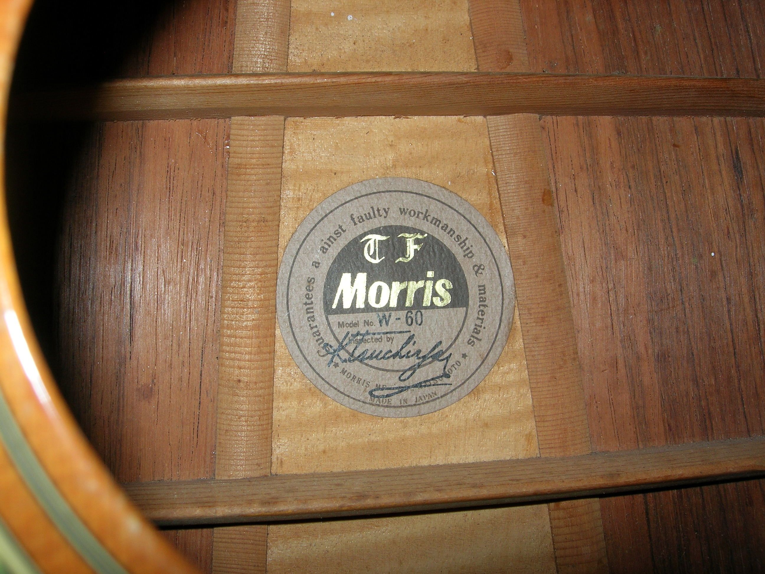 ◇TFモーリス W－60 ハカランダ | 青春のギターリペア K2