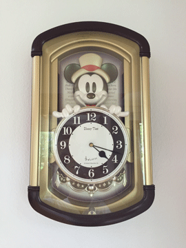 ディズニーのミッキーマウスからくり時計が故障した・・・どこかで修理