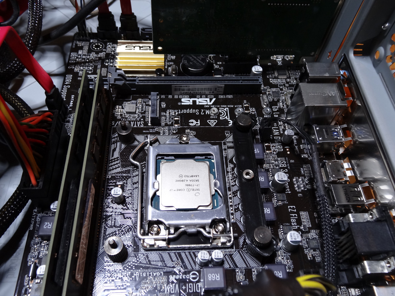 H110L-S02 マザーボード + i7-7700K + メモリ16G - メルカリ