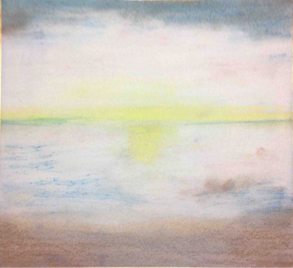 パステル画 「太陽と海」 m83980252256_1.jpg?1719725184