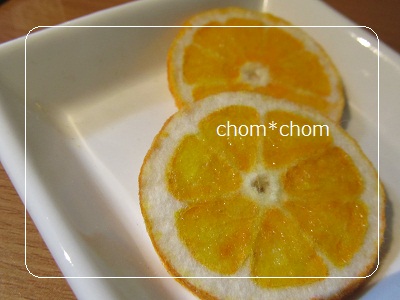 フェルトのオレンジスライス Chom Chom 子育て時々物づくり 楽天ブログ