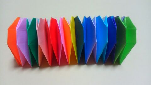 かんたん折り方 動く花火 3 Origami Off And On たまには折り紙 楽天ブログ