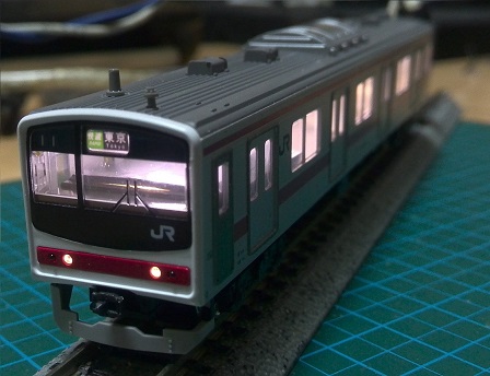 205系京葉線メルヘンLED化工事 | のりしお鉄道模型雑記 - 楽天ブログ
