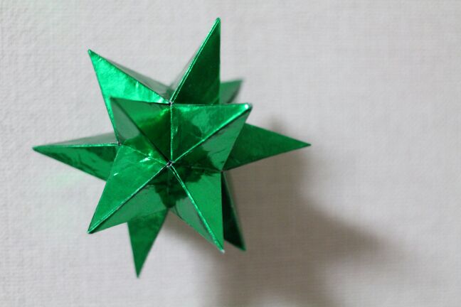 立方8面体の星形 stellated cuboctagedron | origami, off-and-on 