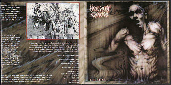 Malevolent Creation『Eternal』/1995年 4th | おじなみの日記