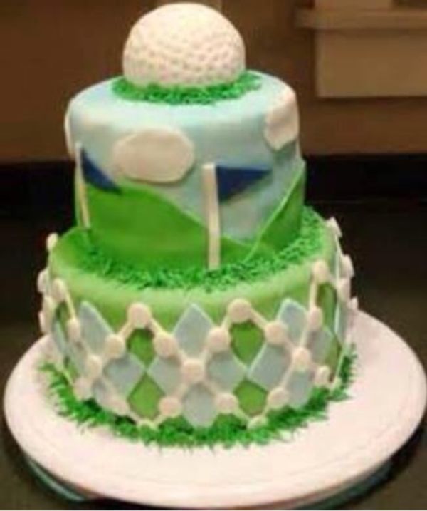 ゴルフのケーキを作るときのデザイン 隣の芝生が青く見える 楽天ブログ