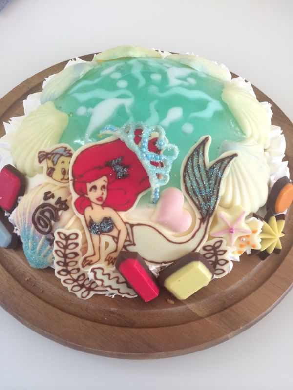 海のアリエルケーキの作り方 ムーミンママの小さなひみつ 楽天ブログ
