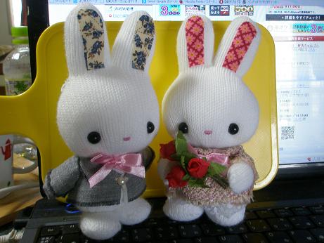 作り方アップです 手袋１枚で作る可愛いウサギ ラッキーバニーです 軒先は今 ゆっくりと 楽天ブログ