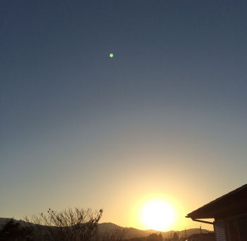 夕日