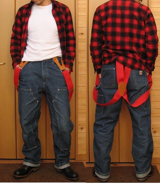 カーハート　ダンディ カーハート A108 ダンガリー サスペンダー CARHARTT 45001