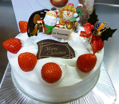 小山のクリスマスケーキ 神戸から 楽天ブログ