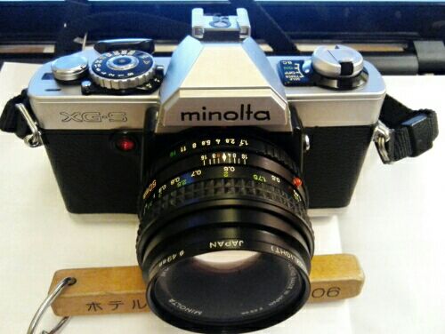 フィルムカメラのミノルタXG-SとMDロッコール50mmf1.7（執筆 横田俊英 