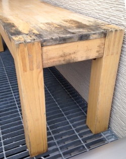 特約店IKEA ノールドビー　ベンチ 木製ラック・ウッドラック