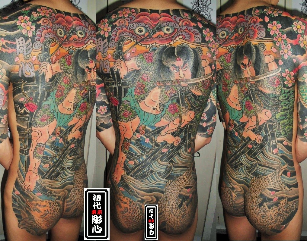 刺青原画　浪切張順　一点物 彫らずとも without needle | 【浪切張順】 グローバルに活躍