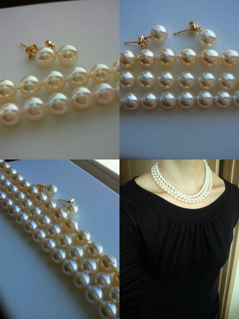 【画像】真珠趣味さん8-8.5mmあこやマグピタネックレス届きま した！ | おかいもの日記 - 楽天ブログ
