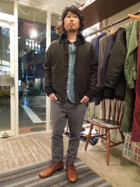 Yarmo ドンキーコートサイズ40 オリーブ