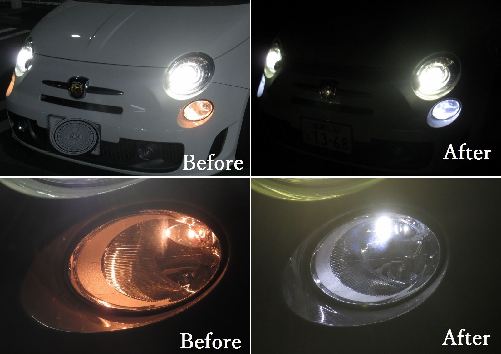 アバルト LED ポジションランプ THREEHUNDREDスリーハンドレッド
