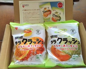 ララクラッシュ・メロン味・オレンジ味1