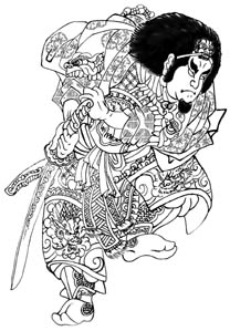 刺青 下絵 １ 東京 初代彫心の刺青 和彫りの世界 楽天ブログ