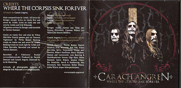 Carach Angren Where The Corpses Sink Forever 2012年 3rd