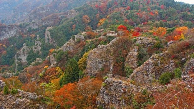 寒霞渓が見頃 紅葉情報 寒霞渓ロープウェイ 小豆島再発見 松風ブログ 楽天ブログ