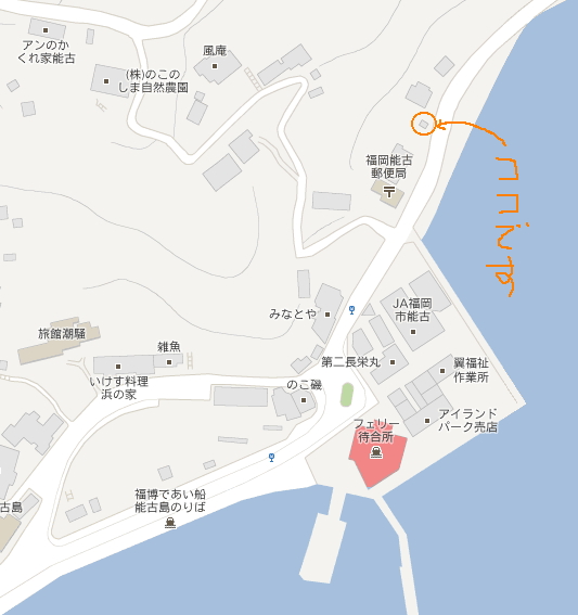 能古の曽島map
