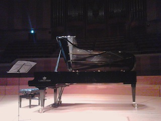 CB D on the stage of Suntory hall