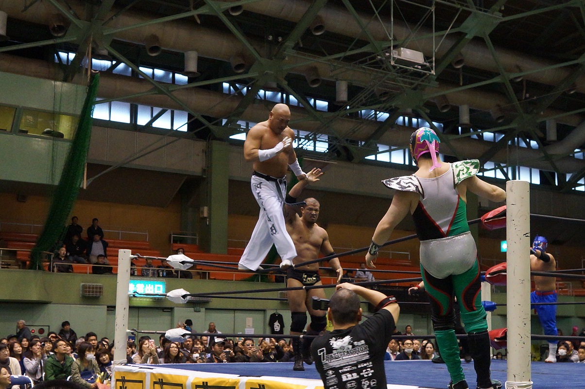 本日の一枚 新崎人生選手（みちのくプロレス） 昆虫倶楽部リターンズ 岡山矢掛編 楽天ブログ