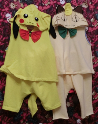 ニャースとピカチュウの着ぐるみを手作りしました キグルミの作り方 W Shinchan 楽天ブログ