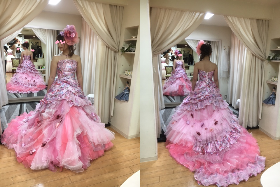 【値下げ】カラードレス 佐々木希コレクション 9～13号 薄いピンク 値下げ】カラードレス 佐々木希コレクション 9～13号 薄いピンク