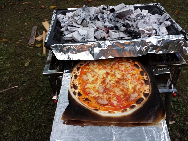バーベキュー q コンロでピザを焼く Keiのひとりごと 楽天ブログ