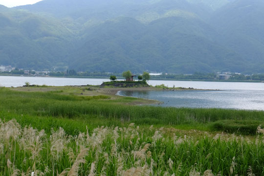 河口湖の水位低下 みんな でかけようよ 楽天ブログ