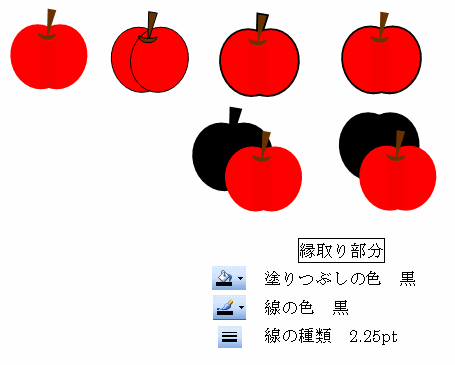 イラストに簡単に縁取りをつける方法 困ったときの 私のメモ帳 楽天ブログ