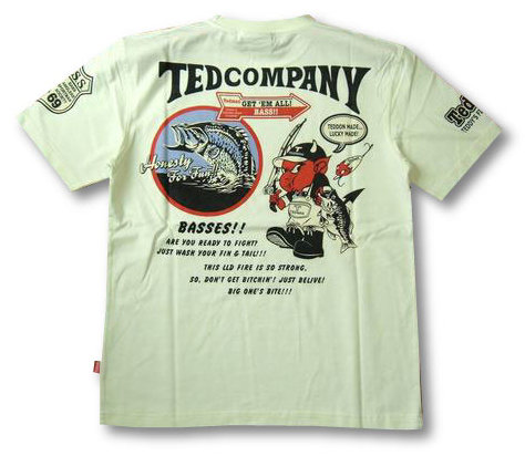 TEDMAN テッドマンTシャツ TDSS-358 TEDDON(テドン) ルアーバス釣り柄