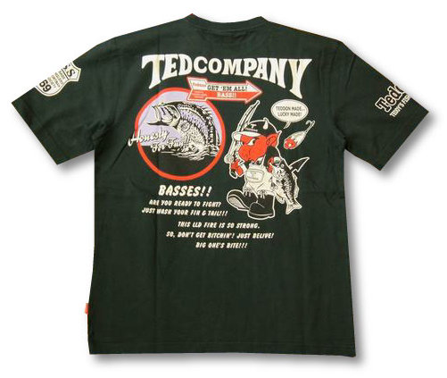 TEDMAN テッドマンTシャツ TDSS-358 TEDDON(テドン) ルアーバス釣り柄