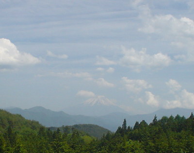 増穂町からの富士山