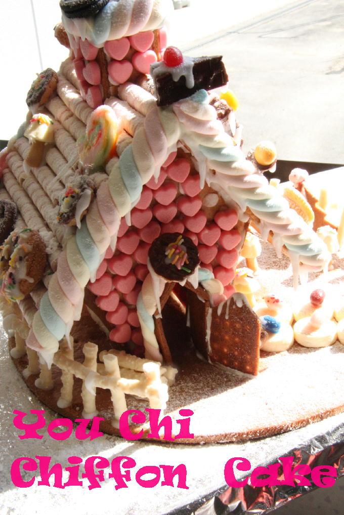 お菓子の家 ヘクセンハウスの作り方 ２００９ 手作り シフォンケーキ 楽天ブログ
