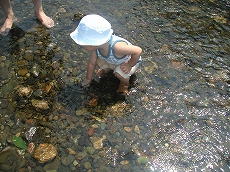 川遊び