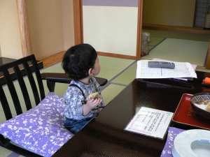 部屋にて
